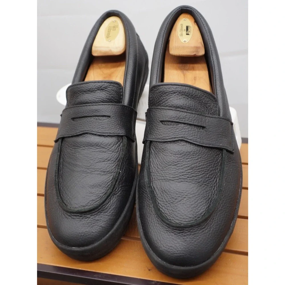 Vans Skate Leather Loafer - Black Size 13